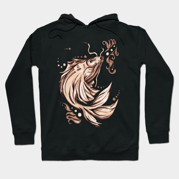 Koi Elemental- Desert Hoodie by hybridgothica